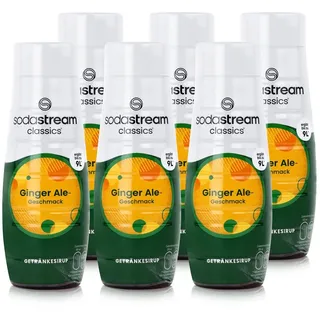 SodaStream Getränke-Sirup classics Ginger Ale 440ml (6er Pack)