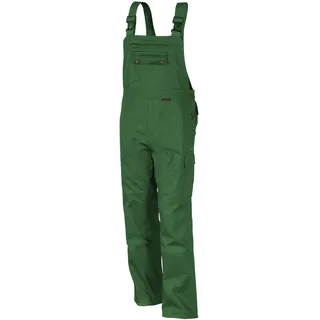 QUALITEX HIGH QUALITY WORKWEAR Latzhose comfort grün, Größe: 54 - grün - komfortable Blaummann