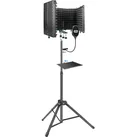 Mozo Mshield-Cabin-Set, Mikrofonständer, Schwarz