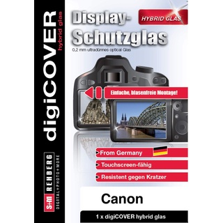 digiCOVER Hybrid Glas Displayschutz Canon EOS 80D