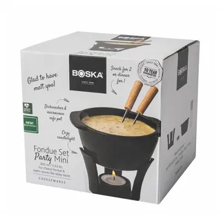 Boska Fondue-Set Party Mini/Für Käsefondue und Soße / 300 ml/Spülmaschinenfester Fonduetopf / 853553