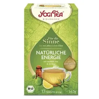 YogiTea Tee Natürliche Energie, Weißer Tee, BIO, 17 Teebeutel, 34g