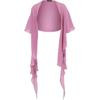 Vera Mont Damen Chiffonstola mit Volant Desert Rose,M - M