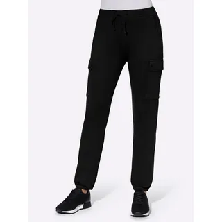 Sieh an! Jogg Pants Schnitt schwarz 50