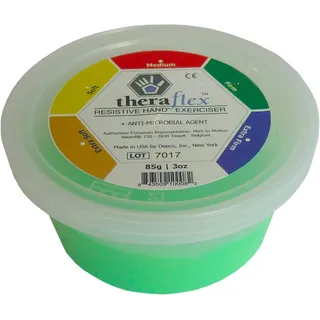 Theraflex Therapieknete 85 g | firm | grün, fest 1 Stück