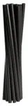 Mehrweg-Trinkhalme Schwarz PP | 19 cm - ø 6 mm | Strohhalm Spülmaschinenfest & stabil - 250 Stück