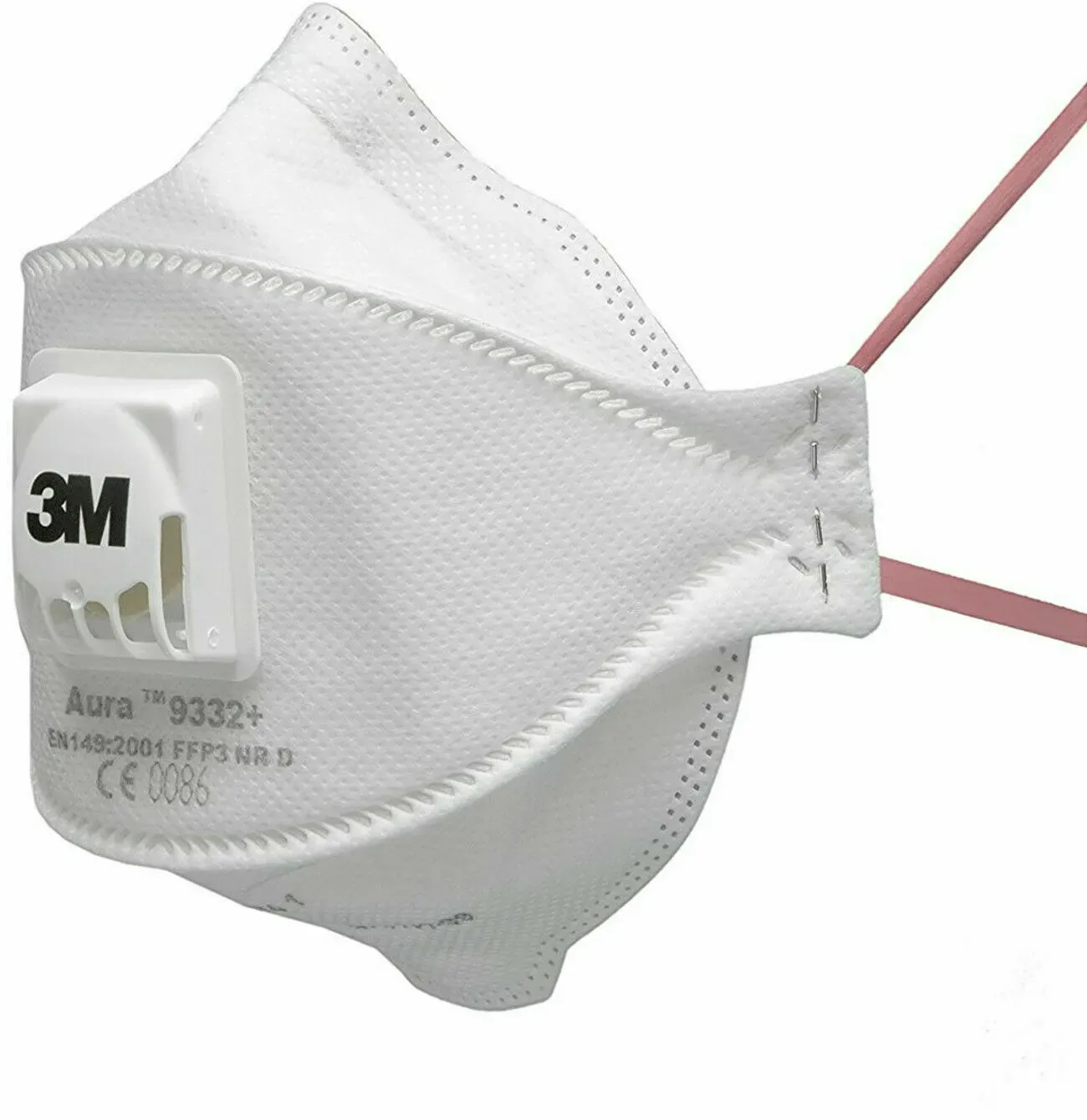 Mundschutz Maske FFP3 Atemschutzmaske Gesichtsmaske Mund Nasenschutz mit Ventil 3MTM AuraTM 9332+ , Stück: 3