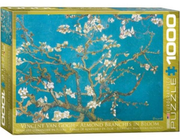 Eurographics 6000-0153 - Blühende Mandelbaumzweige von Vincent van Gogh , Puzzle, 1.000 Teile