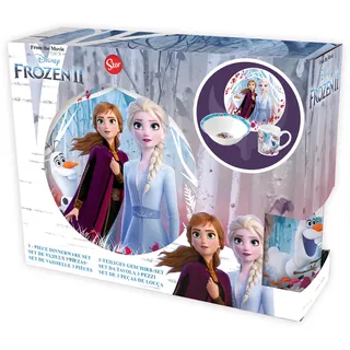 p:os Kinder-Geschirrset Frozen - mehrfarbig