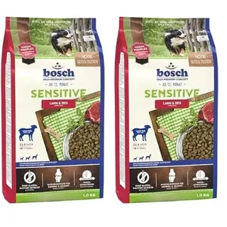 Bosch HPC Sensitive Lamm & Reis | Hundetrockenfutter für ernährungssensible Hunde Aller Rassen | 1 x 3 kg (Packung mit 2)