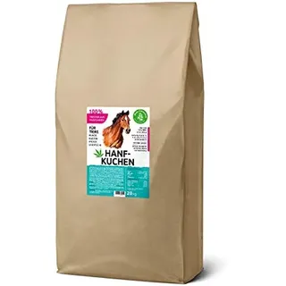 Hanfkuchen (Trester) für Tiere 100% kaltgepresst, 20 kg, Hanfpellets für Tiere