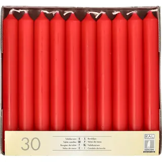 Papstar 30 STARPAK Kerzen rot