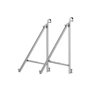 EcoFlow Halterung - Loggia - Silber