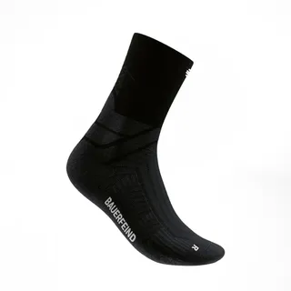 Bauerfeind Sports Herren Run Performance Mid Cut Socks schwarz