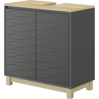 Vicco Waschbeckenunterschrank Livia 60 x 60 cm mit 2 Türen
