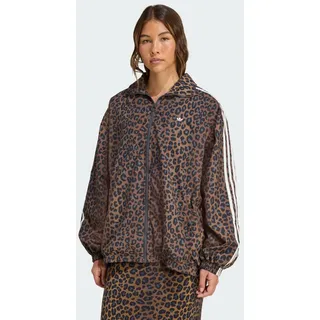 adidas Originals Leopard Firebird Oversized Trainingsjacke - Multicolor - 2XS