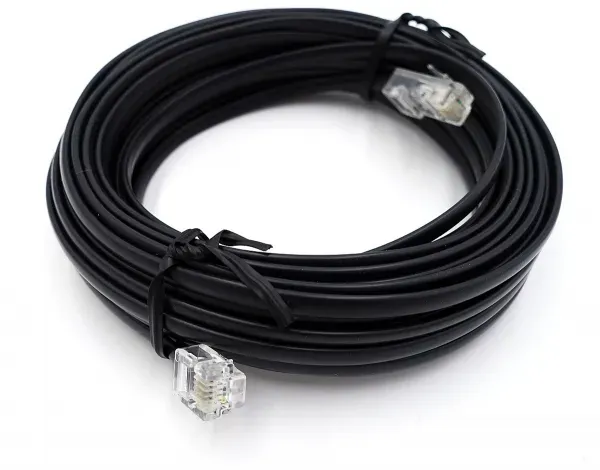 Anschlußschnur 10m Telefonkabel RJ11/RJ45, MW6/MW8 L30251-F600-A311-10