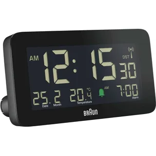 Braun BC10 DCF-B Funkwecker schwarz