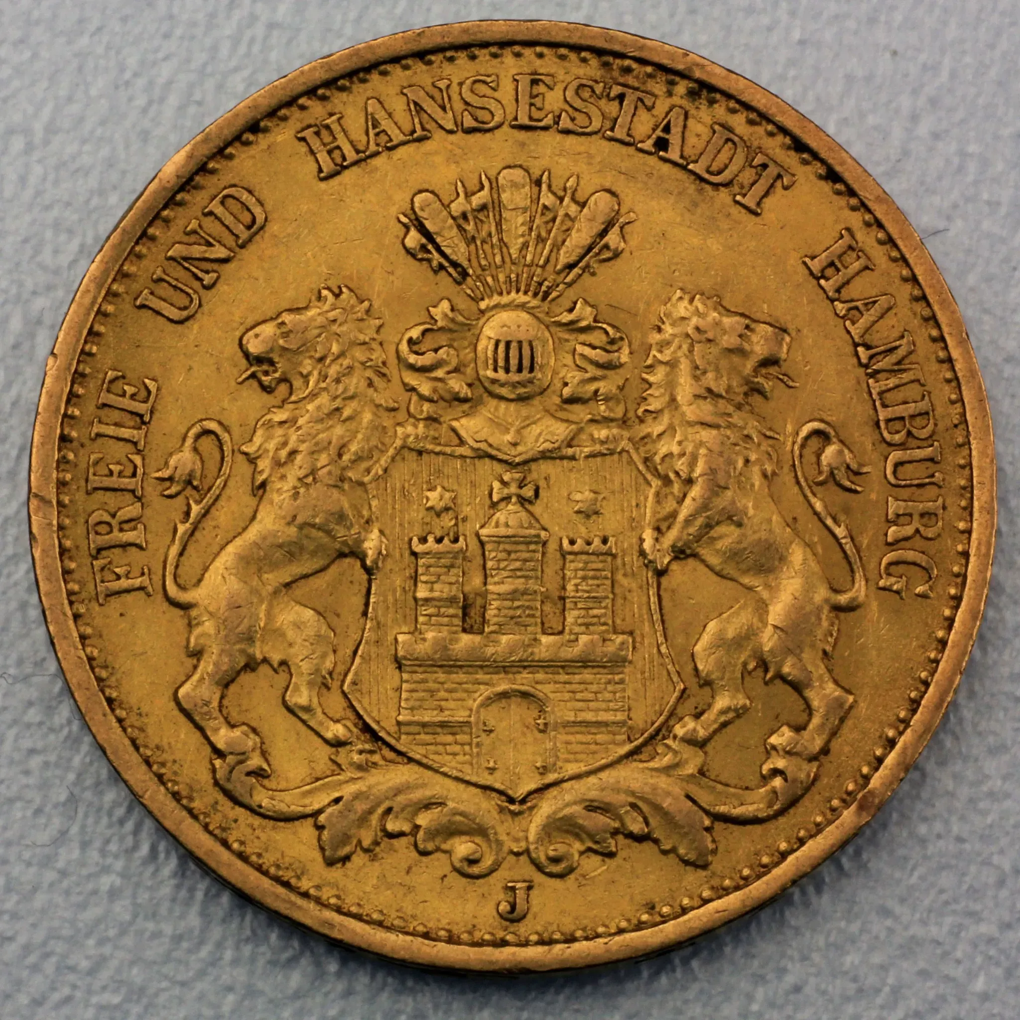 Goldmünze 20 Mark (Hamburg)