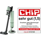 Samsung Bespoke AI Jet Ultra Akku+ CompleteClean, 1050 W Motorleistung, Satin Mint