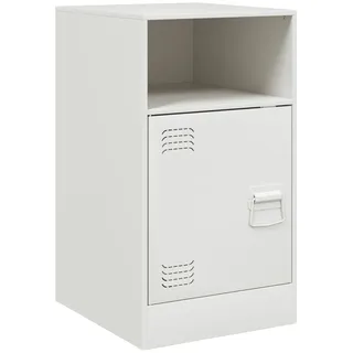 vidaXL Nachtschrank 34,5 x 39 x 62 cm Weiß