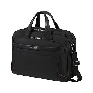Samsonite Laptoptasche SA2098 15,6 Zoll Ballistisches Nylon, Leder, PL (Polyester) Schwarz 30,5 x 20 x 42 cm Schwarz