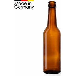 Longneck Bierflasche 0,33l CC Braun - Bierflaschen für Brauer, Hobbybrauer und Craft-Beer