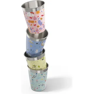 Sigg Kids Edelstahl Becher Daydream 4er-Set