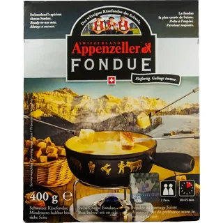Food-United Schweizer-Käse Appenzeller-Fondue-Käse 2x 400g Swiss