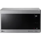 LG MS 2595 CIS Mikrowelle (25 Liter, 1000 Watt Mikrowellenleistung, 5 Leistungsstufen, 28 Automatikprogramme, Drehteller 29,2 cm, Silber)