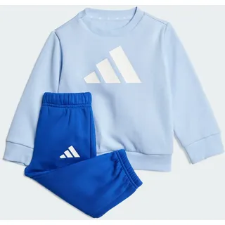 Adidas Essentials Joggers Set Glow Blue / White 86