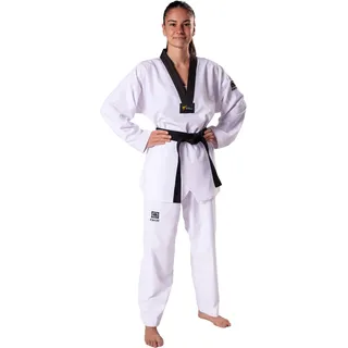 Dobok Kwon Premiere Plus - WT reconnu schwarz|weiß 180 CM