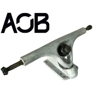 AOB Skateboard AOB Longboard Drop Achse 180mm 48° Stone Grind Silber