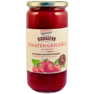 Internationale Biobauern Tomaten geschält demeter 660ml