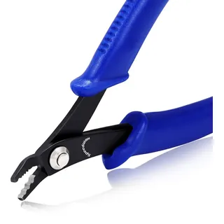 SPEEDWOX Perlen-Crimpzange für Schmuckherstellung 12,7 cm Standard-Präzisions-feine Zange gebogener Kopf zum Crimpen von Perlen runde Perlen-Enden vielseitig einsetzbar