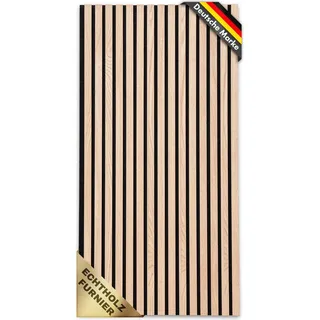 Floordirekt Akustikpaneel Eiche hell 2 St. 118 x 60 x 2,1 cm