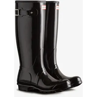 Hunter Original Tall Gloss Boot Black black black A0122018 - Schwarz