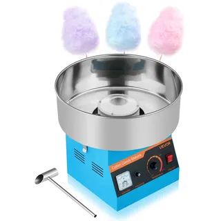 VEVOR Kommerzielle Zuckerwattemaschine Elektrisch 1kW Zuckerwatte Maker Blau