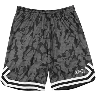 K1X Hardwood | Double X Big Hole Mesh | Basketball shorts, Kleidergröße: XS, Farbe: Grau
