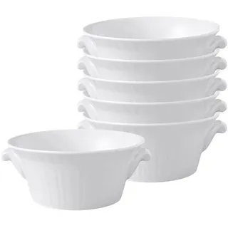 Villeroy & Boch Cellini Suppentassen, Teller, Weiss