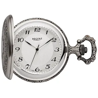 REGENT Taschenuhr Savonnette Antik 49 MM Mechanischer Handaufzug Arabische Zahlen P-722