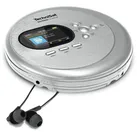 TechniSat DIGITRADIO CD 2GO BT, Silber tragbarer MP3 CD-spieler mit Radio