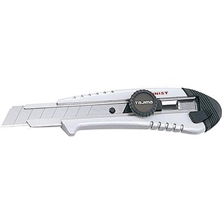 TAJIMA Cuttermesser (Cutter, Teppichmesser), 18mm m. Rad silber
