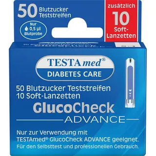 TESTAmed GlucoCheck ADVANCE Teststreifen - 50.0 Stück