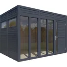 Bertilo Gartenhaus Cubus 3 Office - 19 mm anthrazit