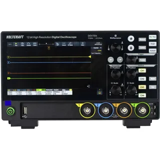 VOLTCRAFT DOV704 Digital-Oszilloskop 70 MHz 4-Kanal 1,25 GSa/s 50 Mpts 12 Bit