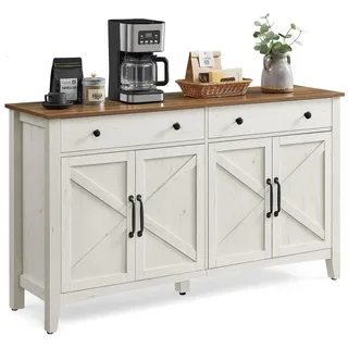VASAGLE Küchenschrank mit Schubladen 40 x 140 x 80 cm