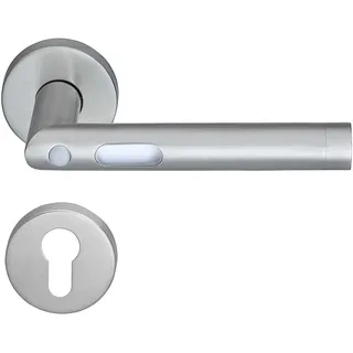 Meintürgriff LED-Türgriff Orbit Türdrücker BB PZ WC Edelstahl Matt Türgriff Drückergarnitur,