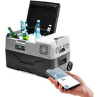 Belko® ArcticCore Kompressor Kühlbox 30L – elektrische Kühl- & Gefrierbox – 12/24V & 100–240V – tragbare Auto Camping Kühltruhe – grau - Grau
