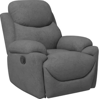 Homcom Relaxsessel Fernsehsessel mit Liegefunktion, Liegesessel mit Leinenoptik,